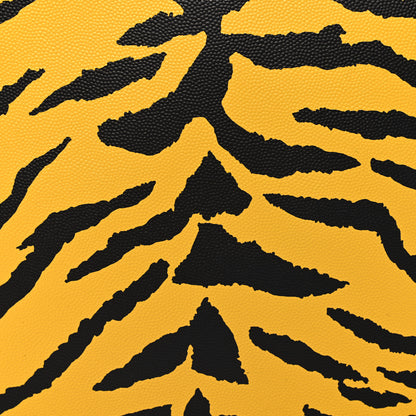 Saint Laurent Grain De Poudre Zebra Print Zipped Tablet Holder Yellow Black 8 of 10