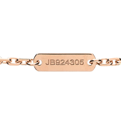 Van Cleef & Arpels 18K Rose Gold Gray Mother of Pearl Magic Alhambra Long Necklace 5 of 6