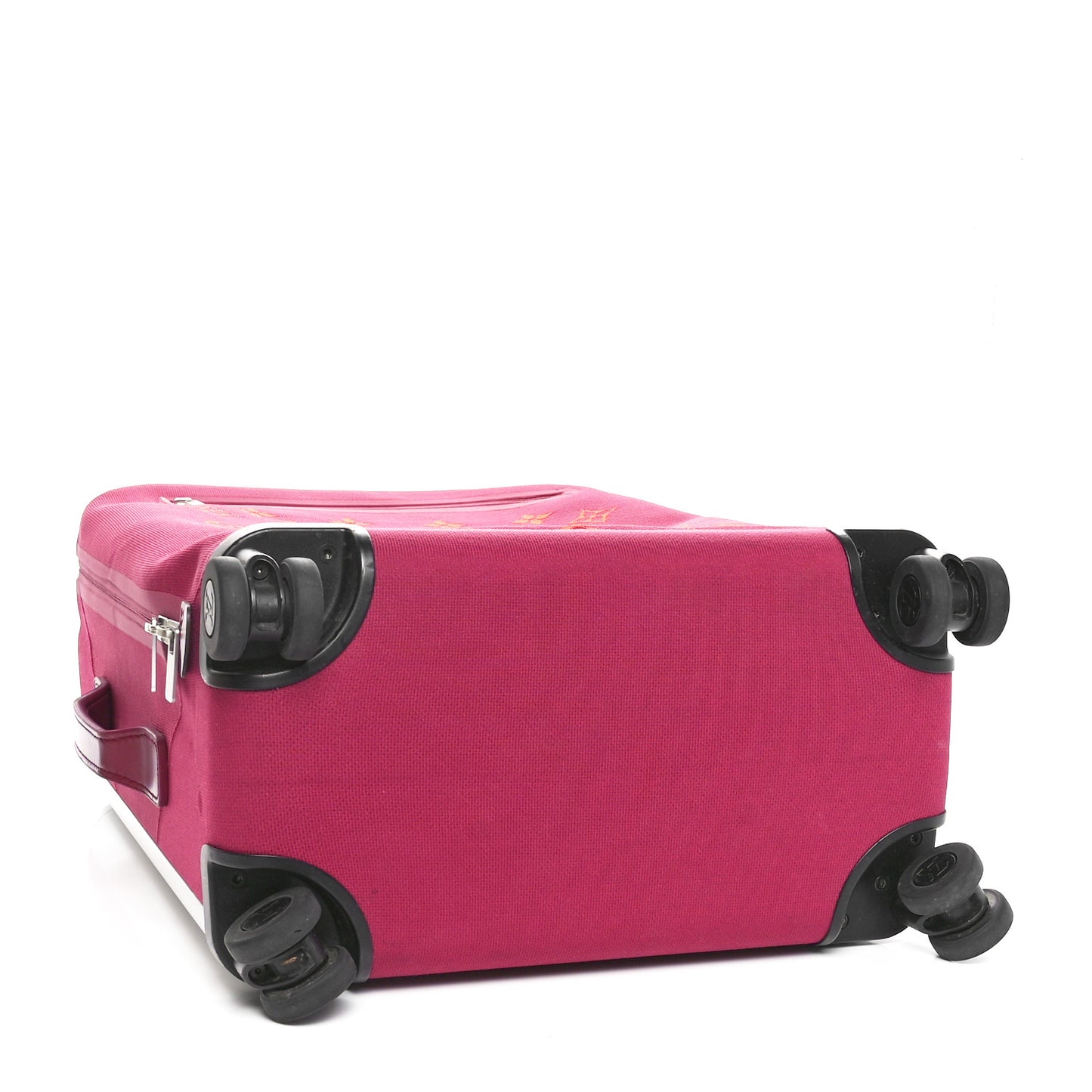 Knit Monogram Horizon Soft 55 Suitcase Fuchsia
