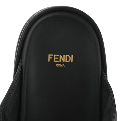 Fendi Vitello Womens Fendigraphy Slide Sandals 38.5 Black 7 of 11