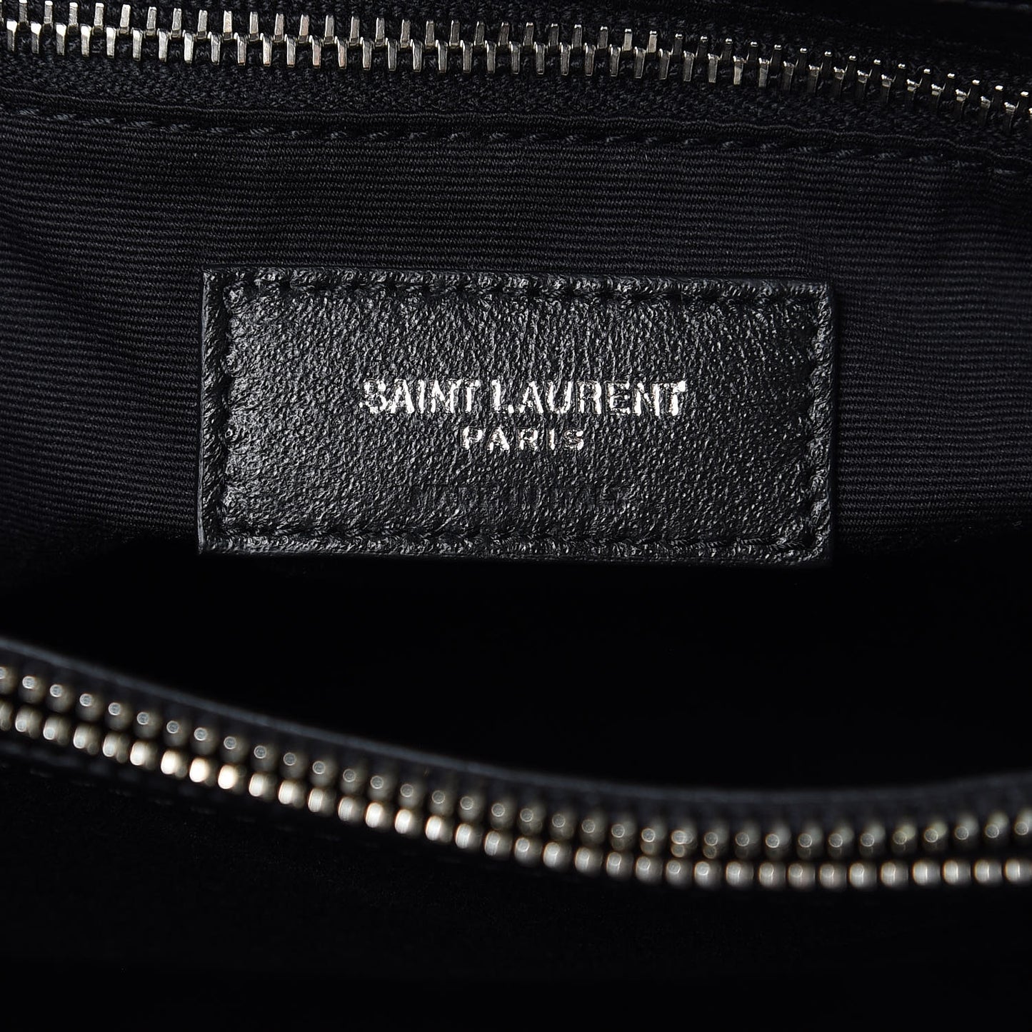 Calfskin Y Quilted Monogram Medium Loulou Chain Satchel Black