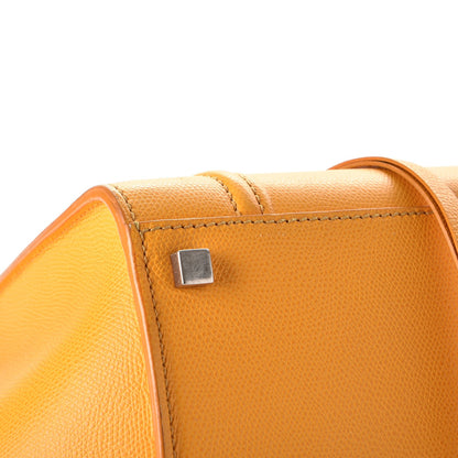 Celine Grained Calfskin Medium Phantom Luggage Saffron 18 of 29