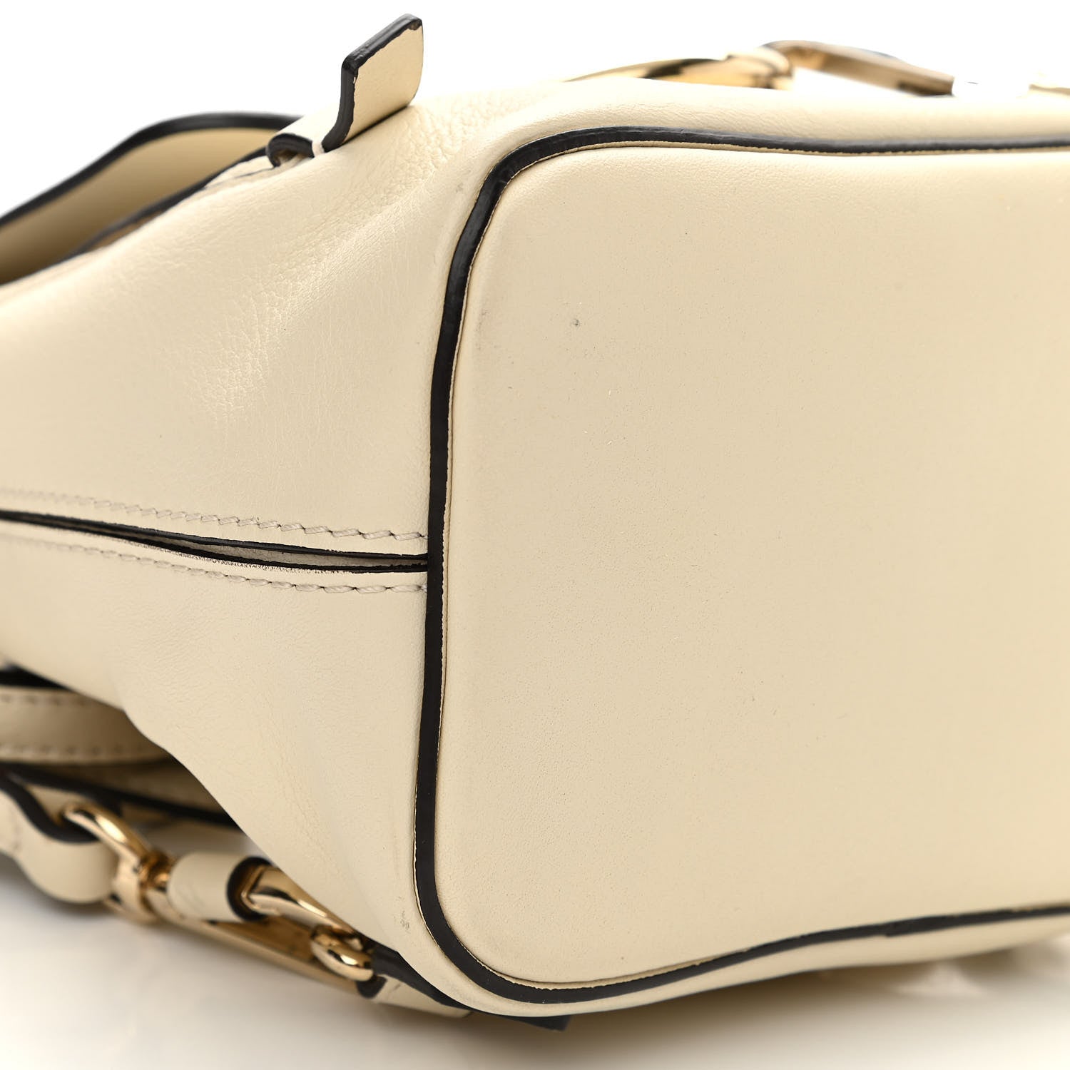 Chloe Suede Calfskin Mini Faye Backpack Off White 11 of 13