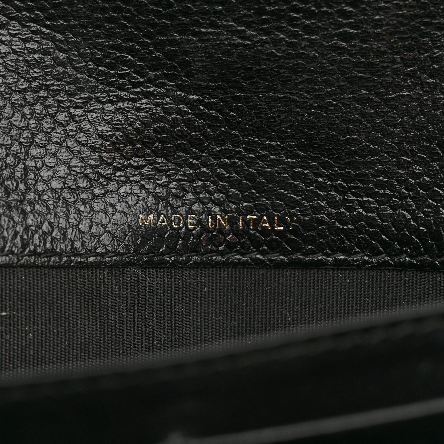 Caviar Camellia Embossed Flap Wallet Black