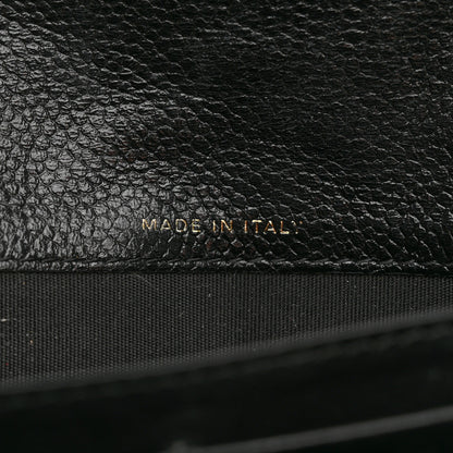 Chanel Caviar Camellia Embossed Flap Wallet Black 7 of 12