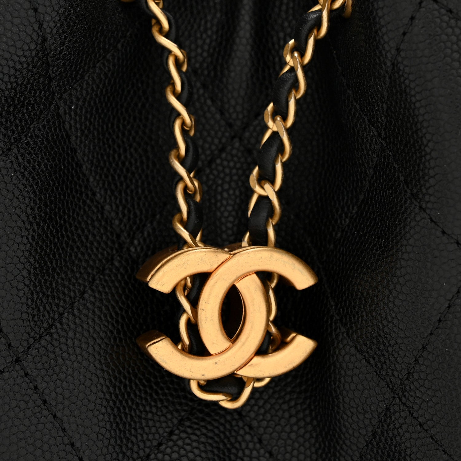 Chanel Caviar Quilted Small Chanel 25 Handbag Black 11 of 14
