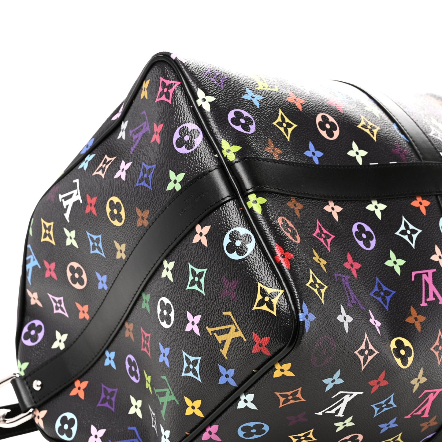 LV X TM Monogram Multicolor Keepall Bandouliere 50 Black