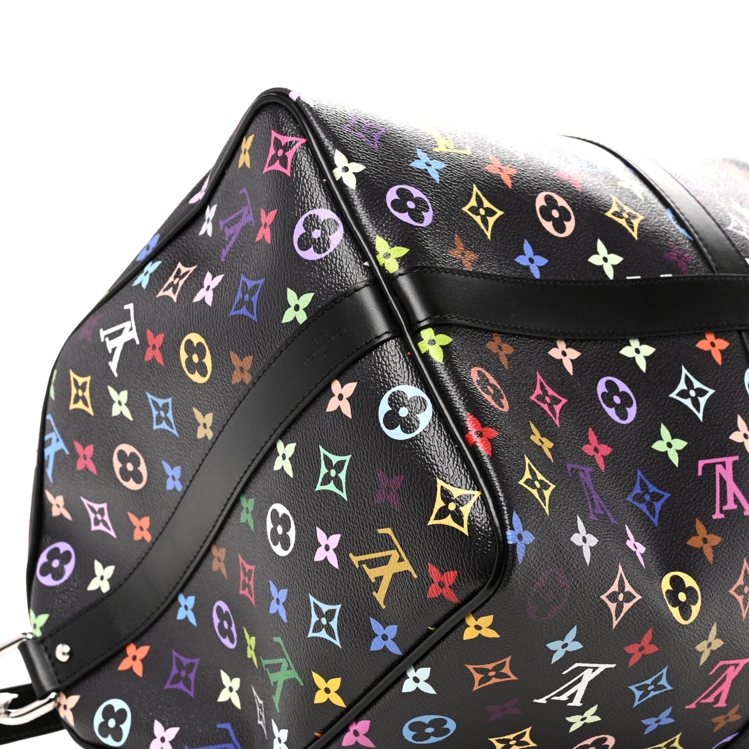 Louis Vuitton LV X TM Monogram Multicolor Keepall Bandouliere 50 Black 6 of 7