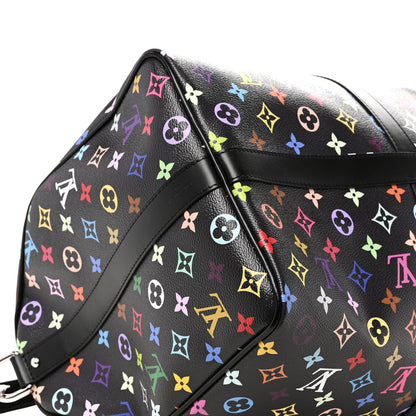 Louis Vuitton LV X TM Monogram Multicolor Keepall Bandouliere 50 Black 6 of 7