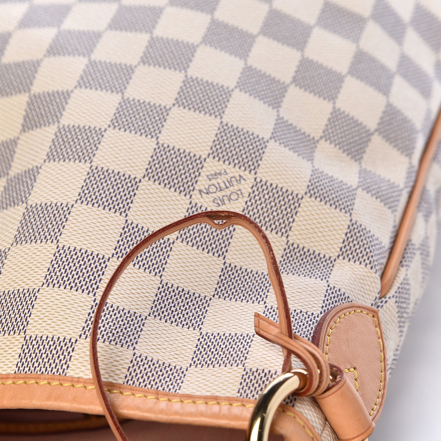 Damier Azur Delightful MM Rose Ballerine