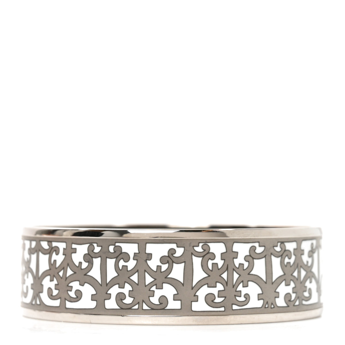 Enamel Printed Wide Balcons du Guadalquivir Bracelet 65 Silver