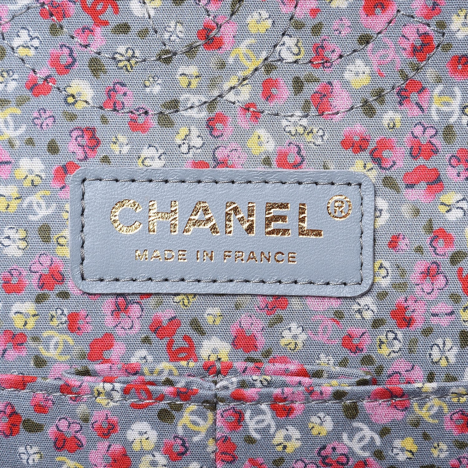 Chanel Toile Quilted Medium Cuba Double Flap Khaki 6 of 10