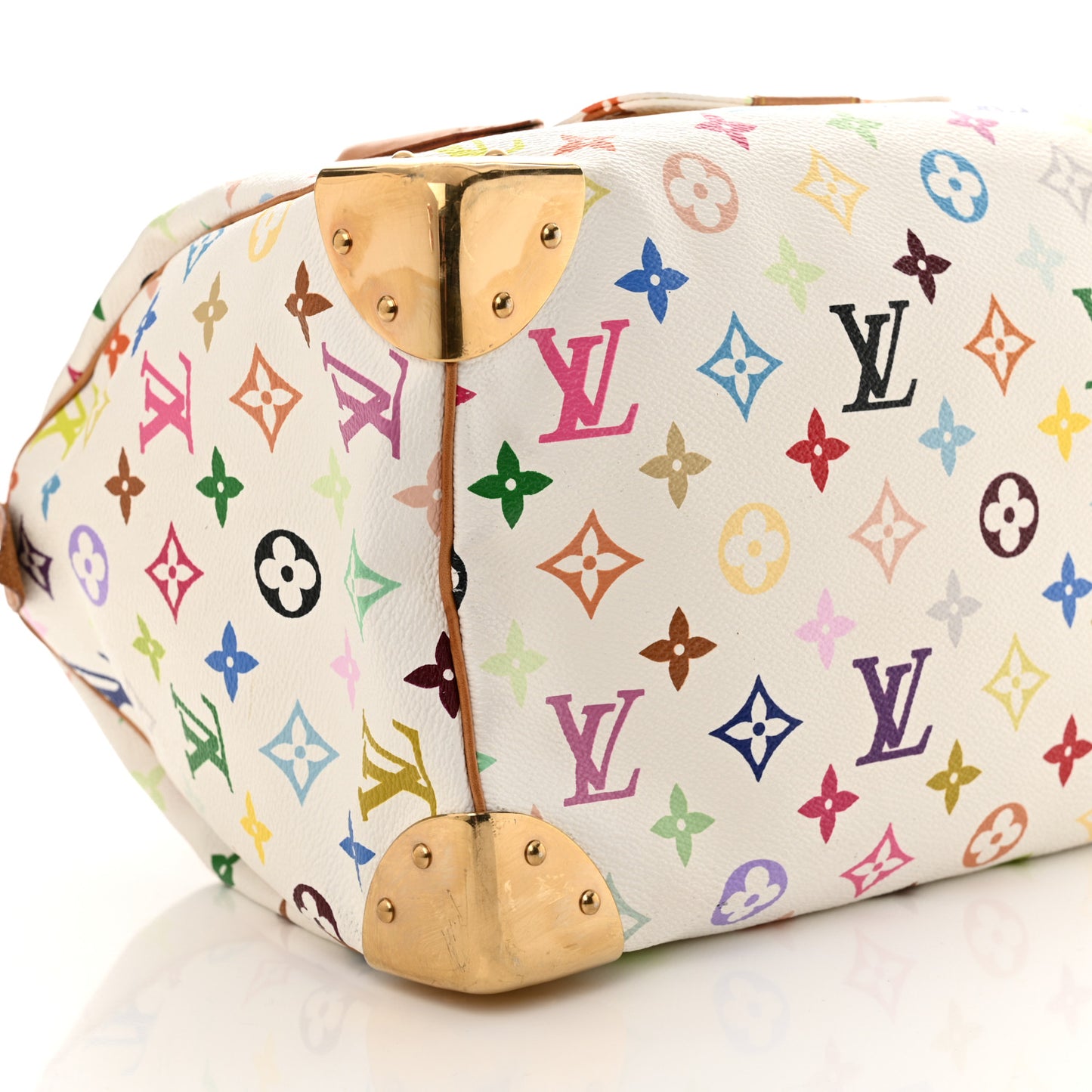 Monogram Multicolor Speedy 30 White