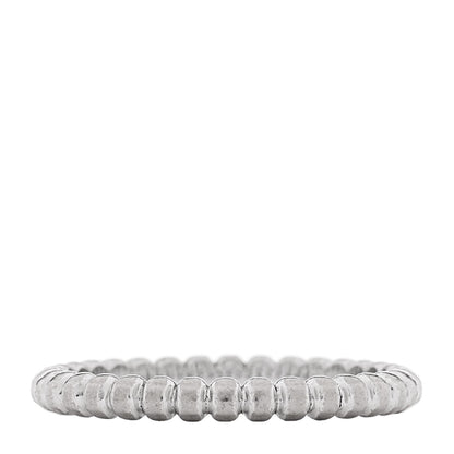 Van Cleef & Arpels 18K White Gold Small Perlee Ring 48 4.5 3 of 4