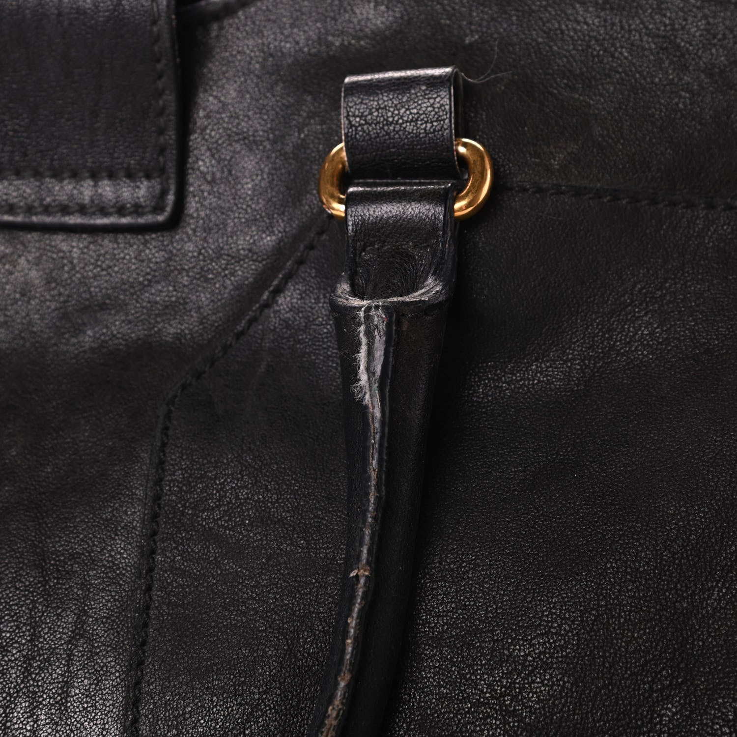 Saint Laurent Sheepskin Medium Cabas ChYc Black 20 of 26