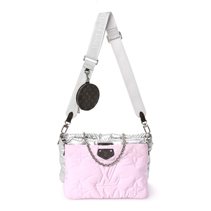 Louis Vuitton Econyl Monogram Pillow Maxi Multi Pochette Accessories Silver Pale Pink 1 of 9