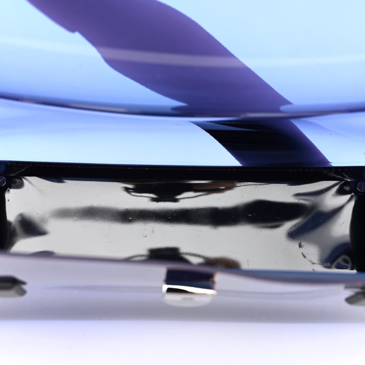 PVC Tempete Dark Night Satchel Blue De Prusse