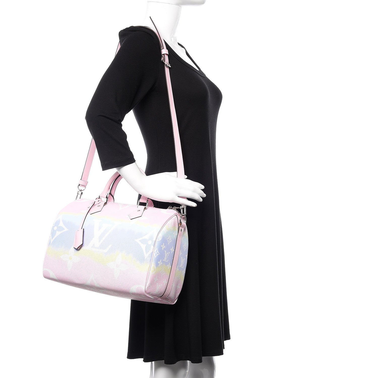 Louis Vuitton Monogram Escale Speedy Bandouliere 30 Pastel 2 of 14