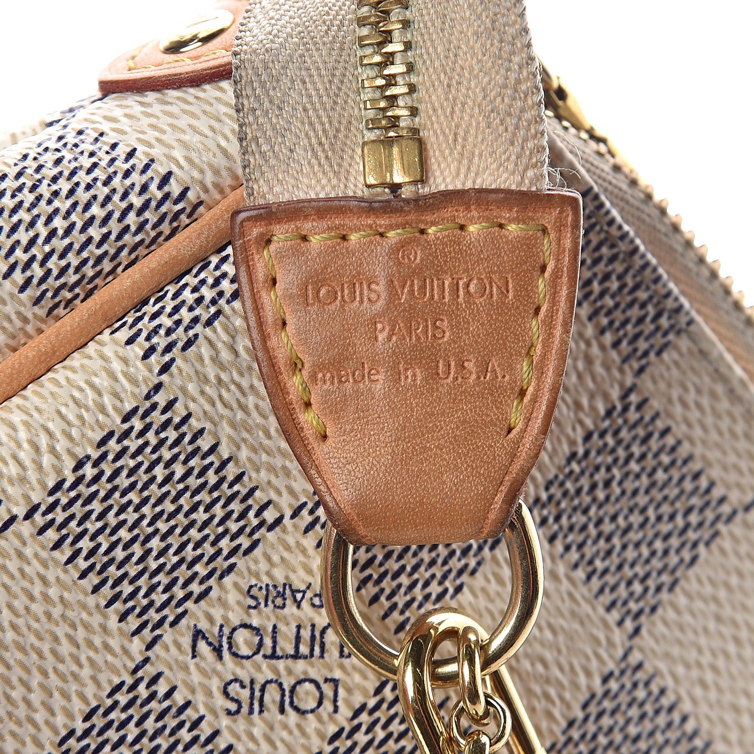 Louis Vuitton Damier Azur Eva Clutch 6 of 8