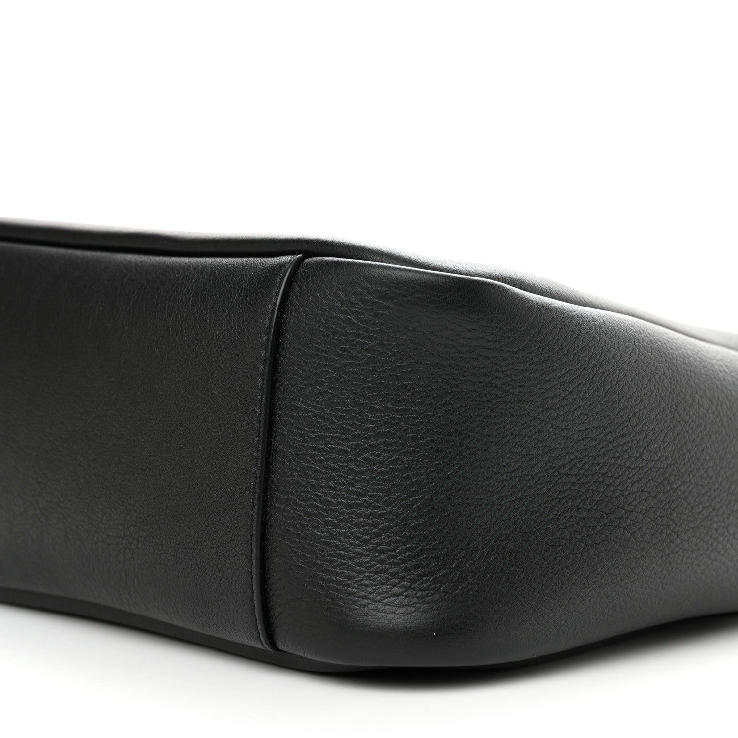 Saint Laurent Smooth Calfskin Small Le 5 A 7 Soft Hobo Black 9 of 10