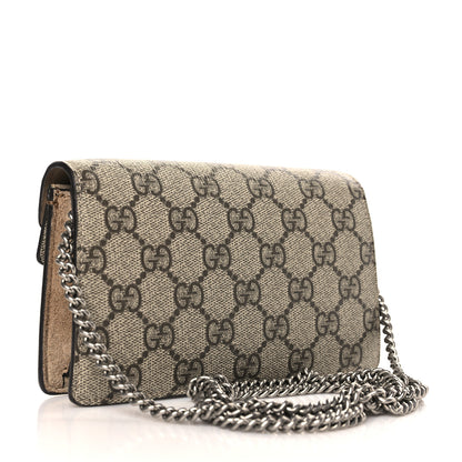 Gucci GG Supreme Monogram Super Mini Dionysus Shoulder Bag Taupe 3 of 8