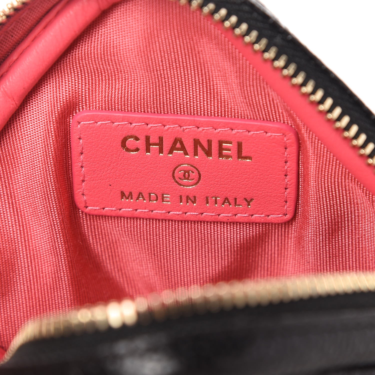 Chanel Caviar Quilted Diamond Coin Purse With Chain Black 7 of 8