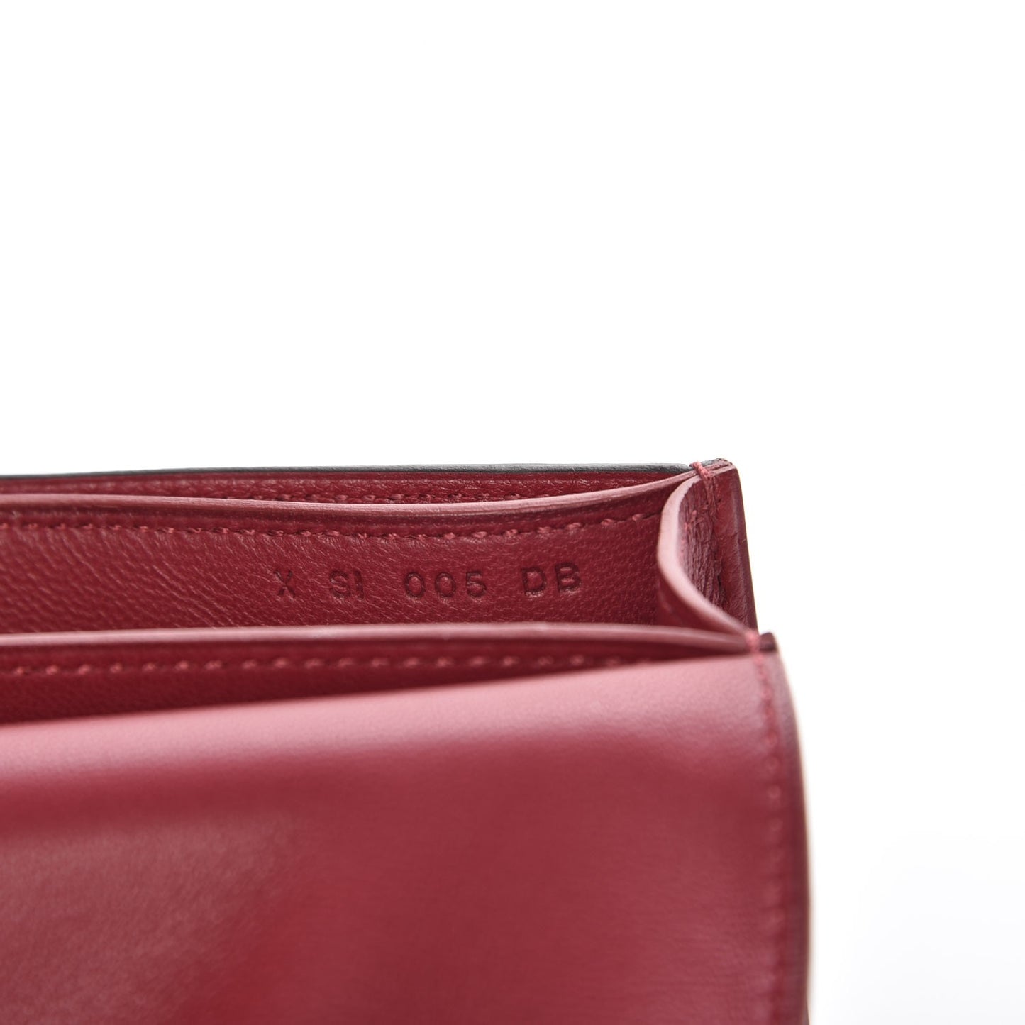 Evercolor Passant Long Wallet Rouge Grenat