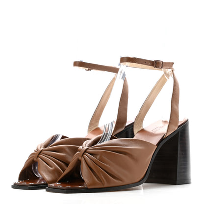 Jimmy Choo Calfskin Jasie 85 Sandals 37.5 Cuoio 3 of 7
