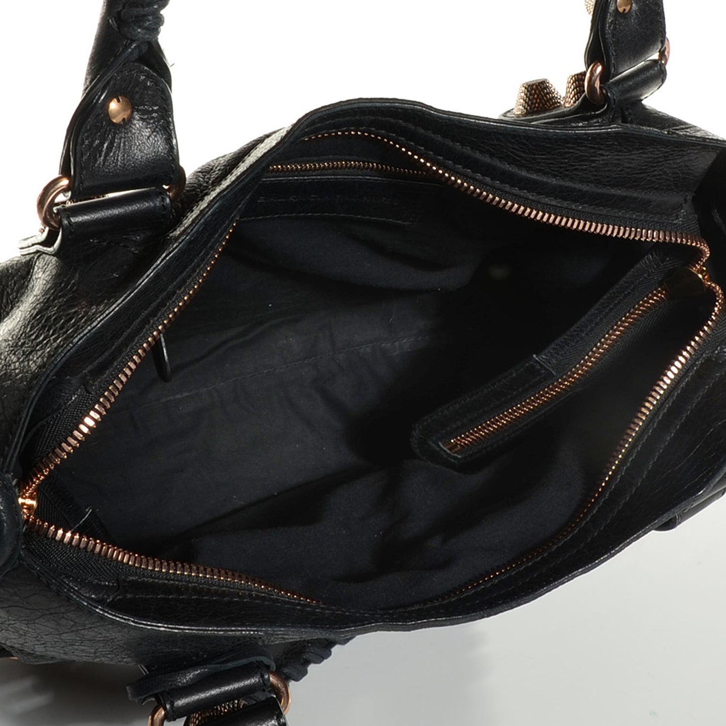 Agneau Giant 21 Rose Gold Hardware City Black