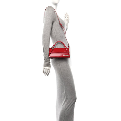 Jacquemus Patent Calfskin Le Chiquito Boucle Long Red 2 of 9