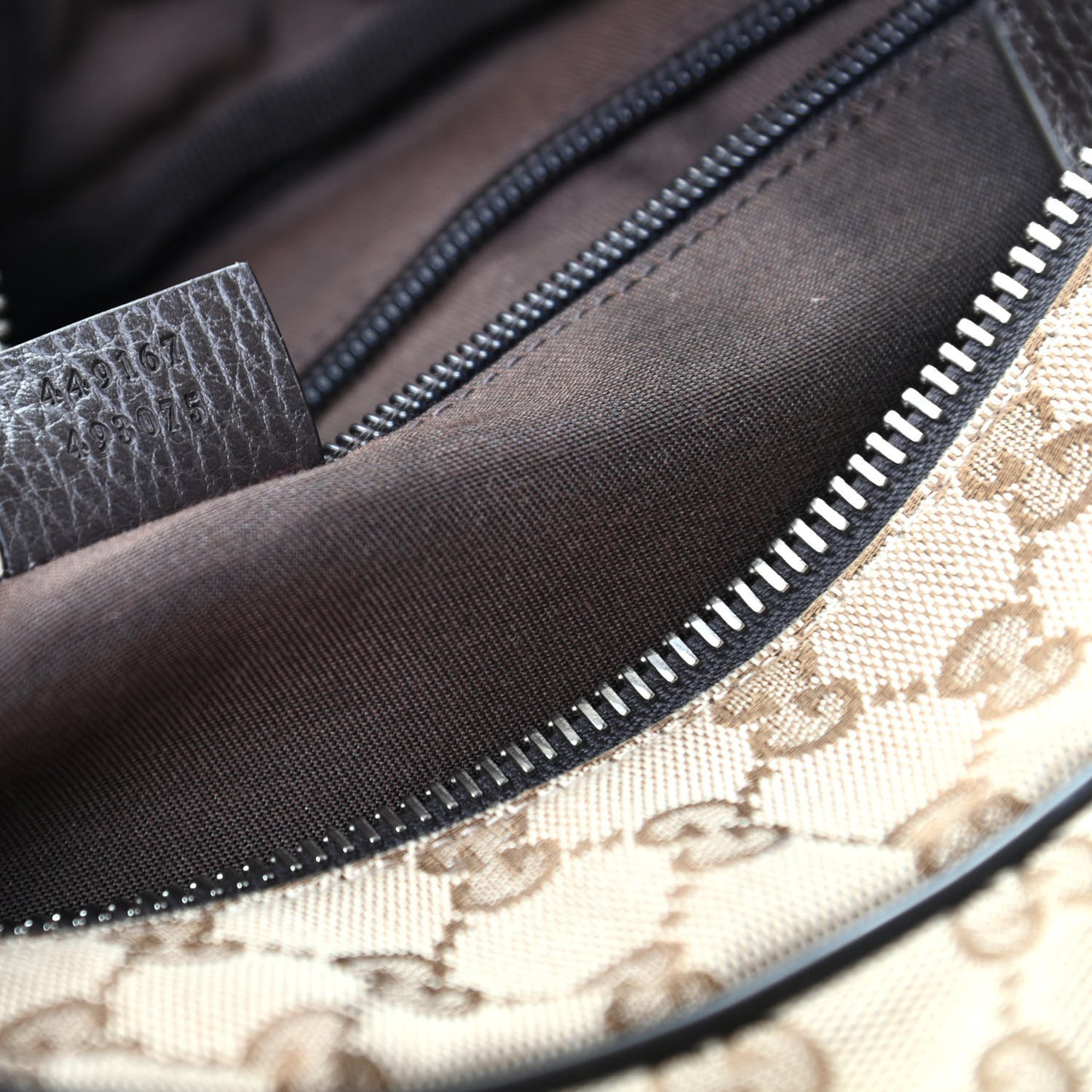 Monogram Dollar Calfskin Boston Duffle Bag Beige Ebony Testa di Moro Marrone Scuro