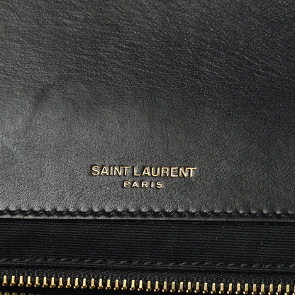 Saint Laurent Lambskin Patchwork Monogram Medium Jamie Black 6 of 14