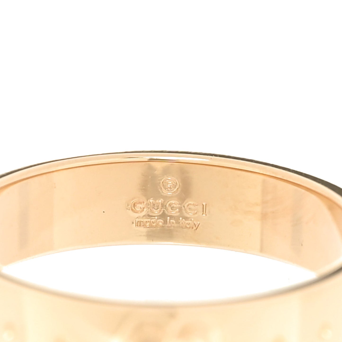 18K Yellow Gold 4mm Icon Thin Band Ring 49 5