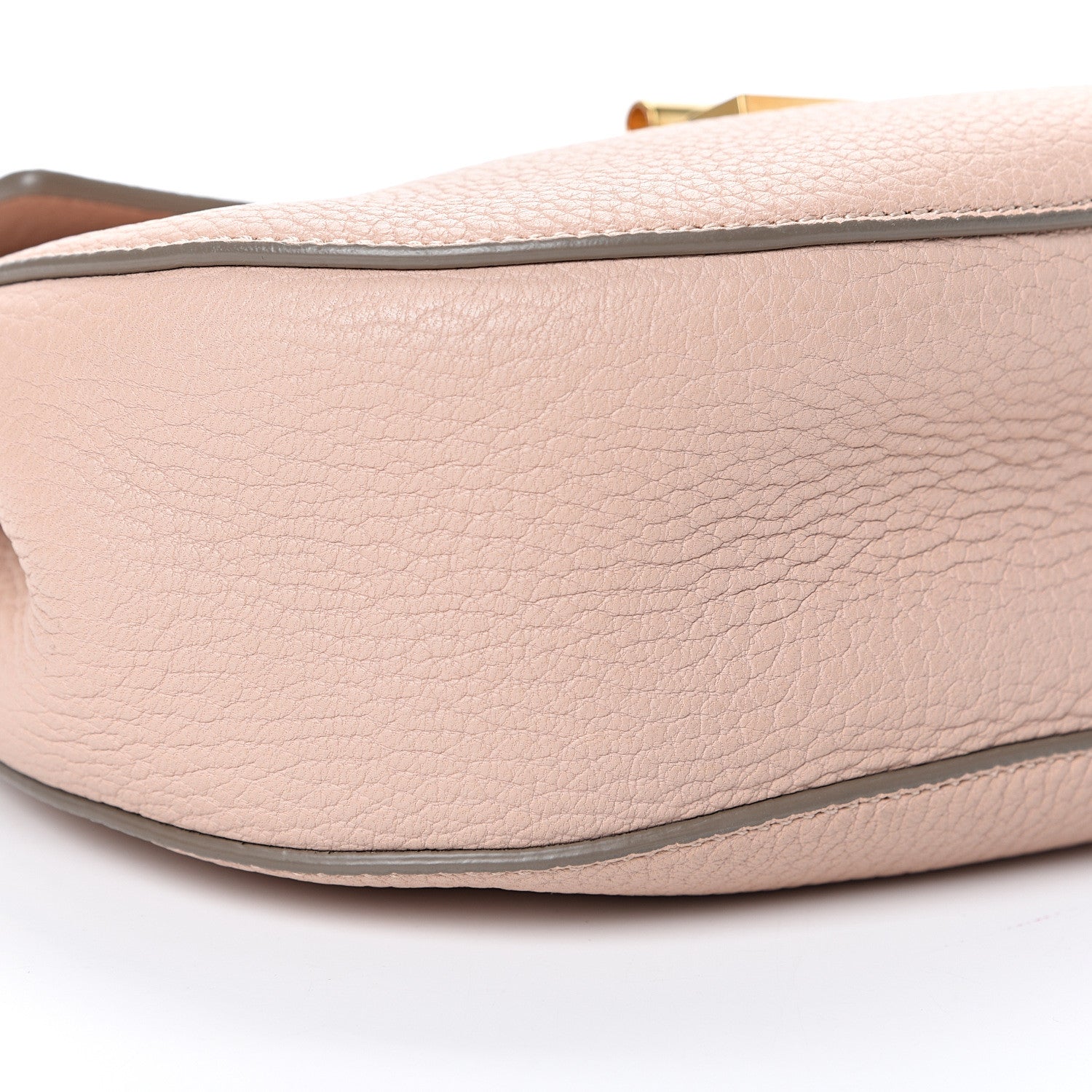 Chloe Grained Lambskin Drew Shoulder Bag Cement Pink 8 of 11