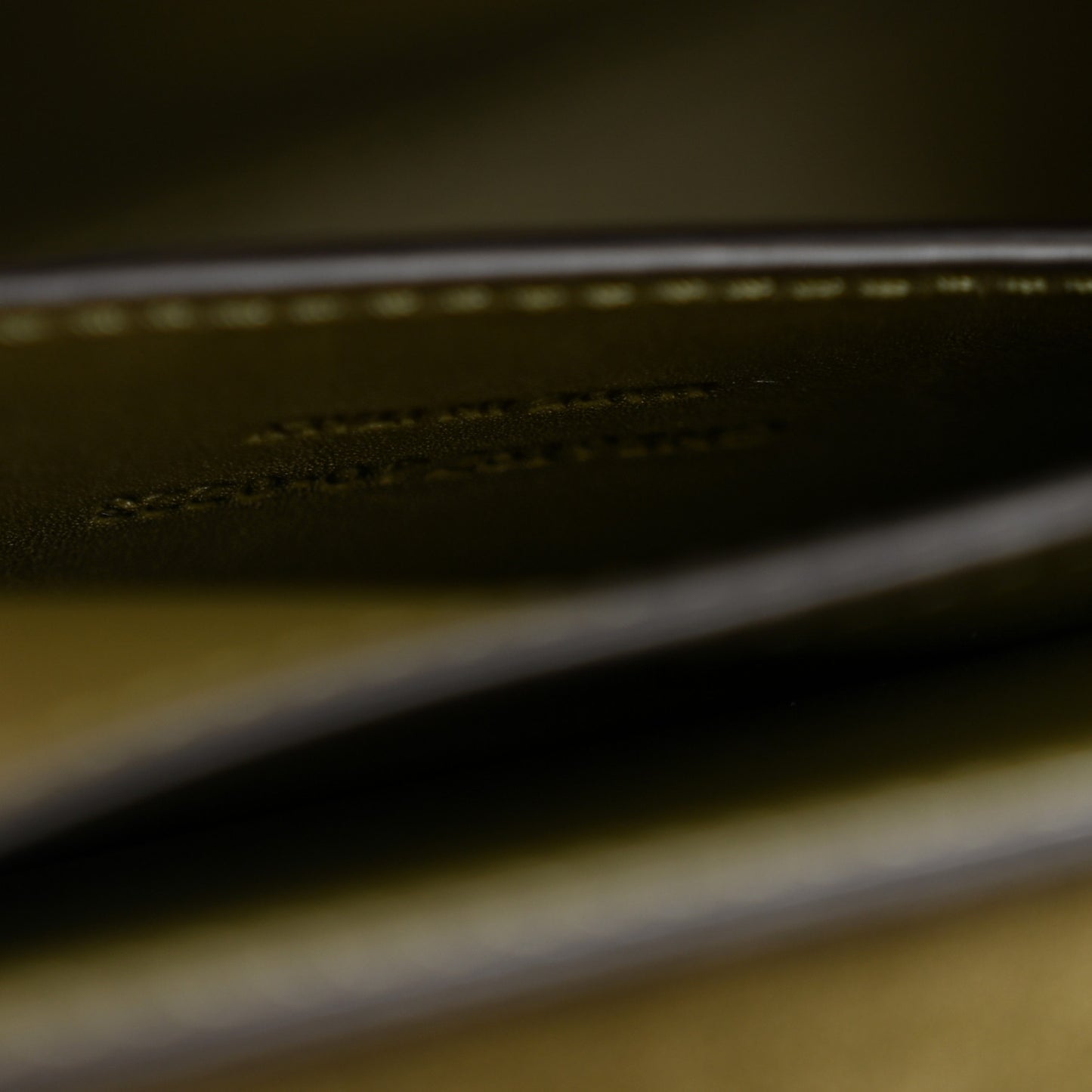 Suede Calfskin Monogram Small Kaia Satchel Olive Green