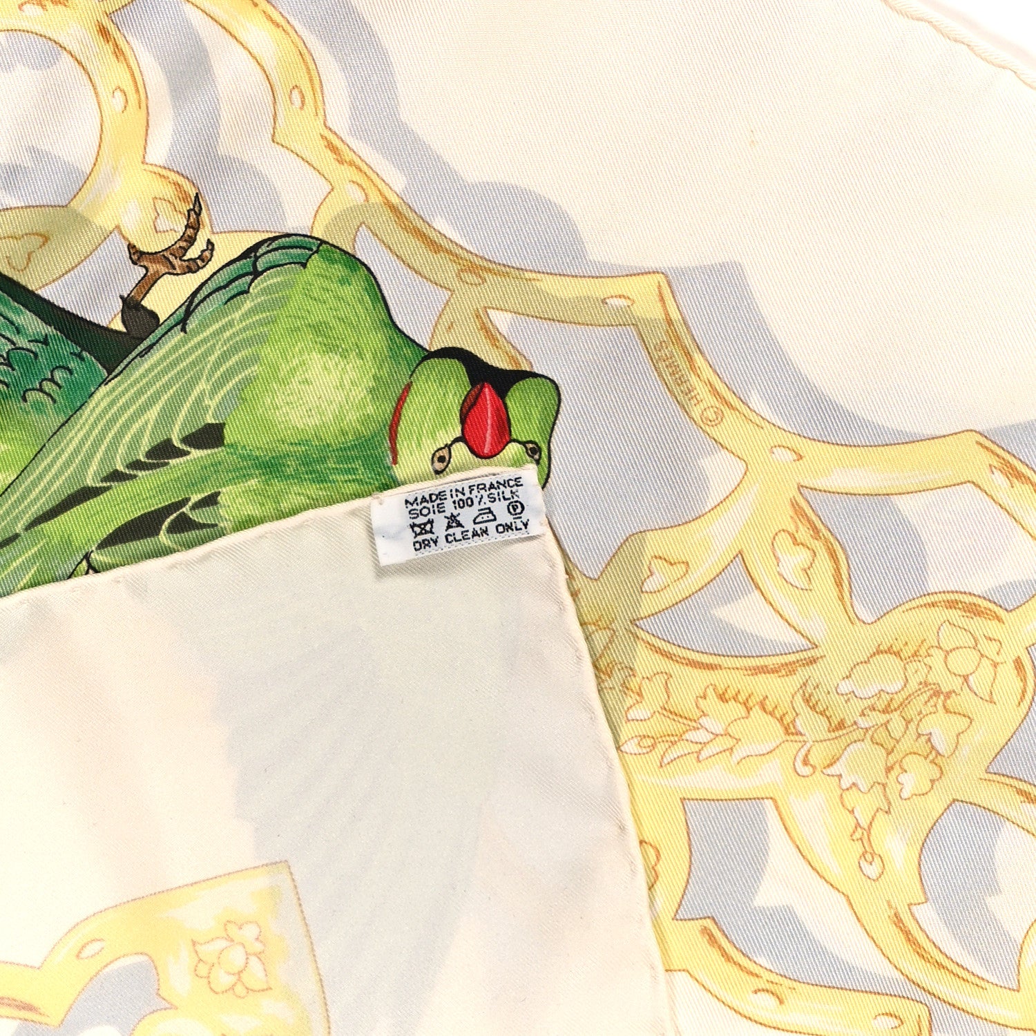 Hermes Silk Oiseaux De L’Inde Et De L’Himalaya 90 Scarf 3 of 3