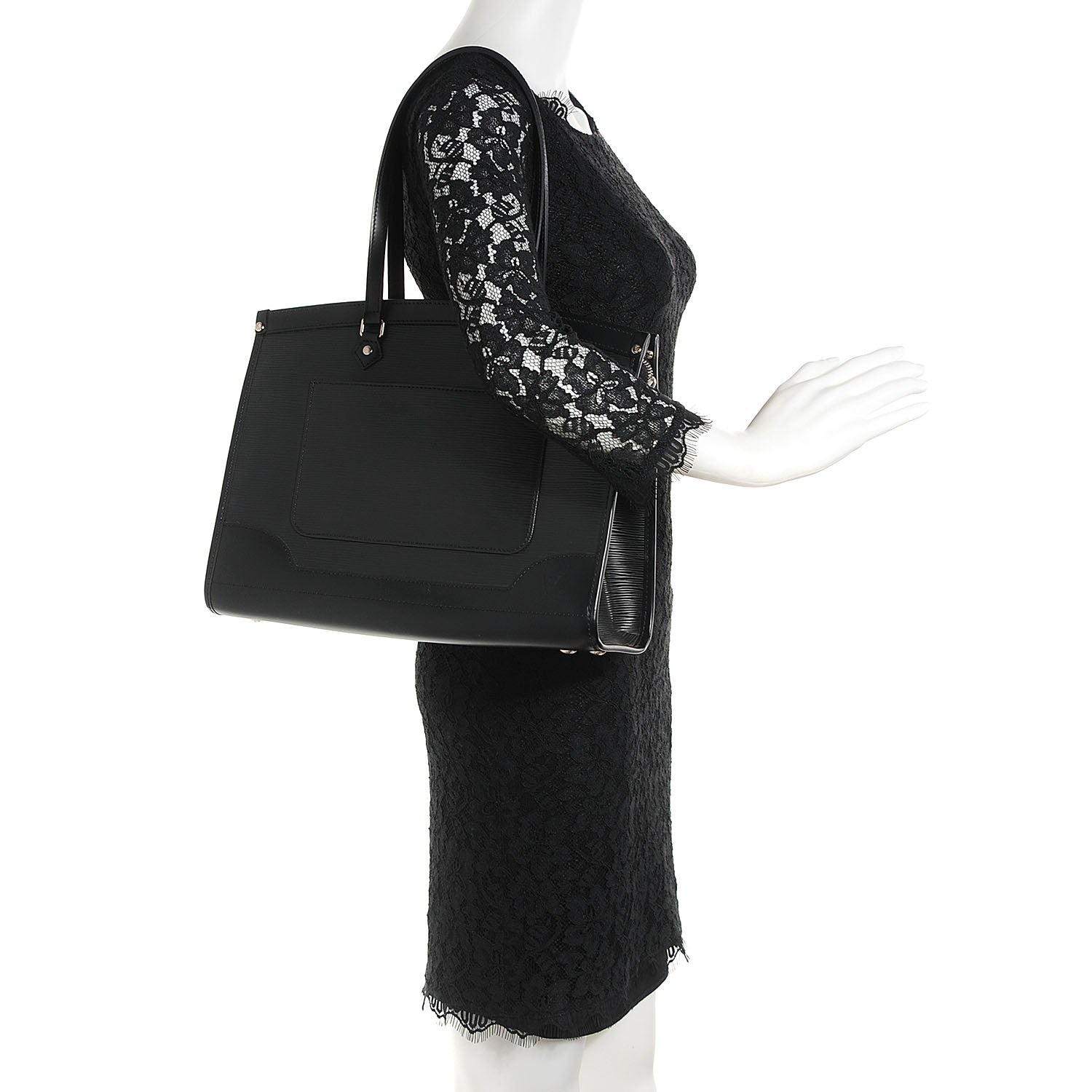Louis Vuitton Epi Madeleine GM Black 2 of 7