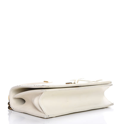 Christian Dior Lambskin Studded Medium Diorama Flap Bag Latte 4 of 24