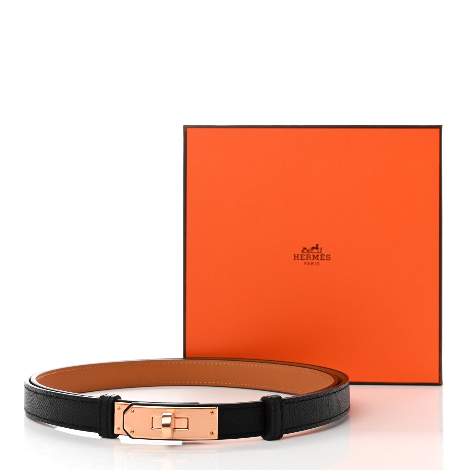 Hermes Epsom Kelly Belt Black 4 of 4