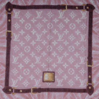 Louis Vuitton Cotton Monogram New Denim Bandana Cherry 1 of 5