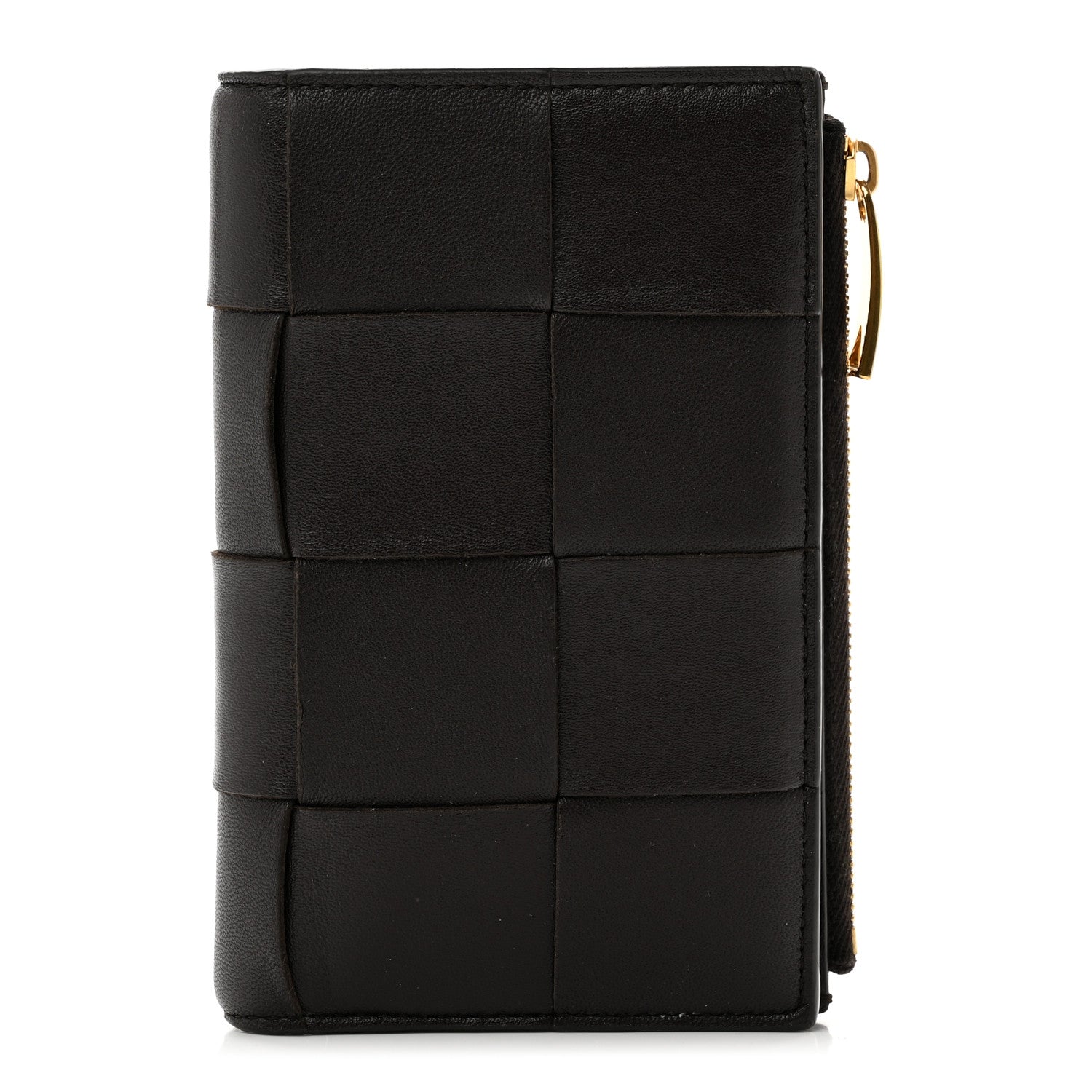 Bottega Veneta Nappa Maxi Intrecciato Medium Cassette Bifold Zip Wallet Fondant 1 of 6