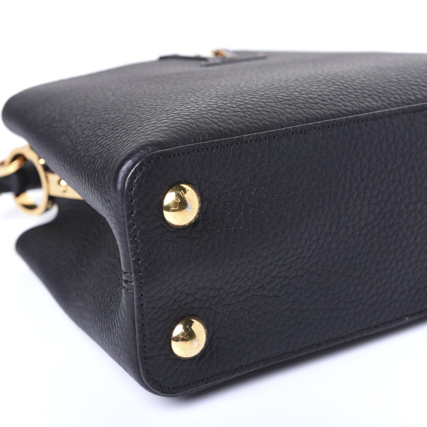 Louis Vuitton Taurillon Capucines BB Black 6 of 12