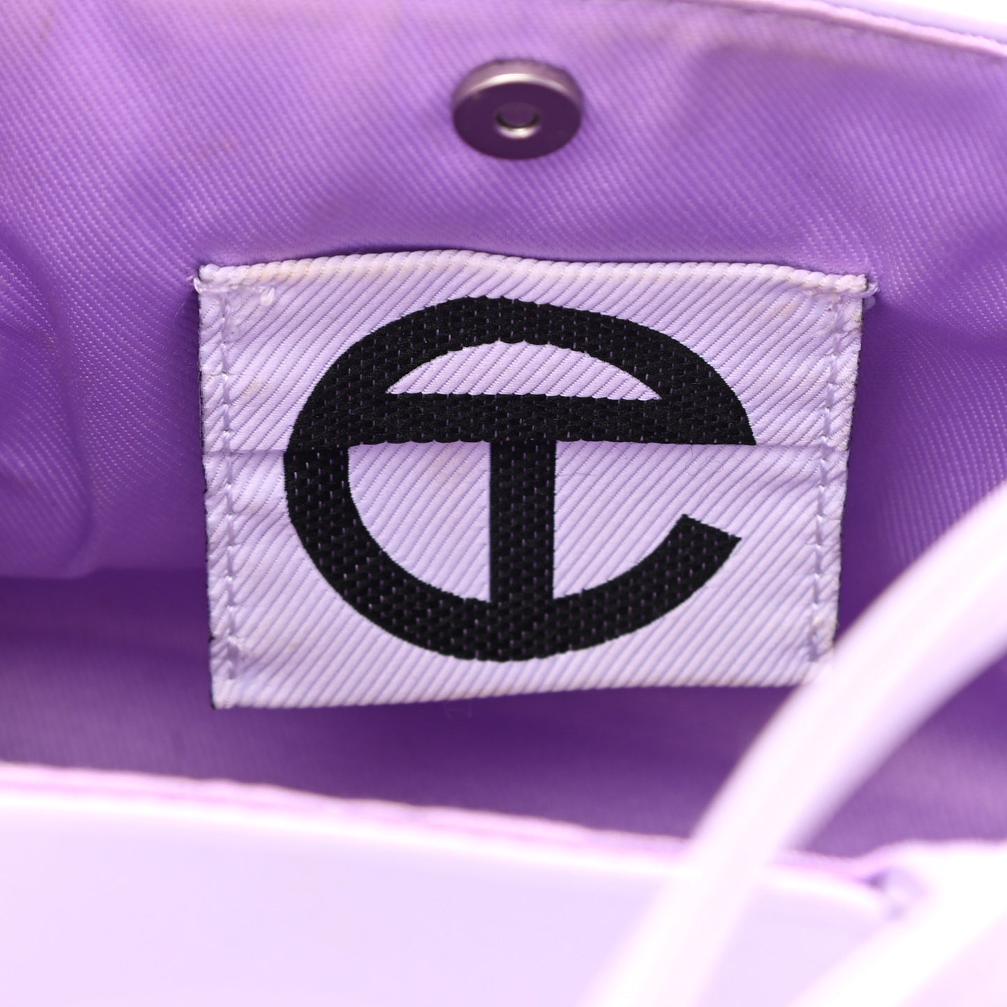 Vegan Leather Small Shopping Bag Lavender