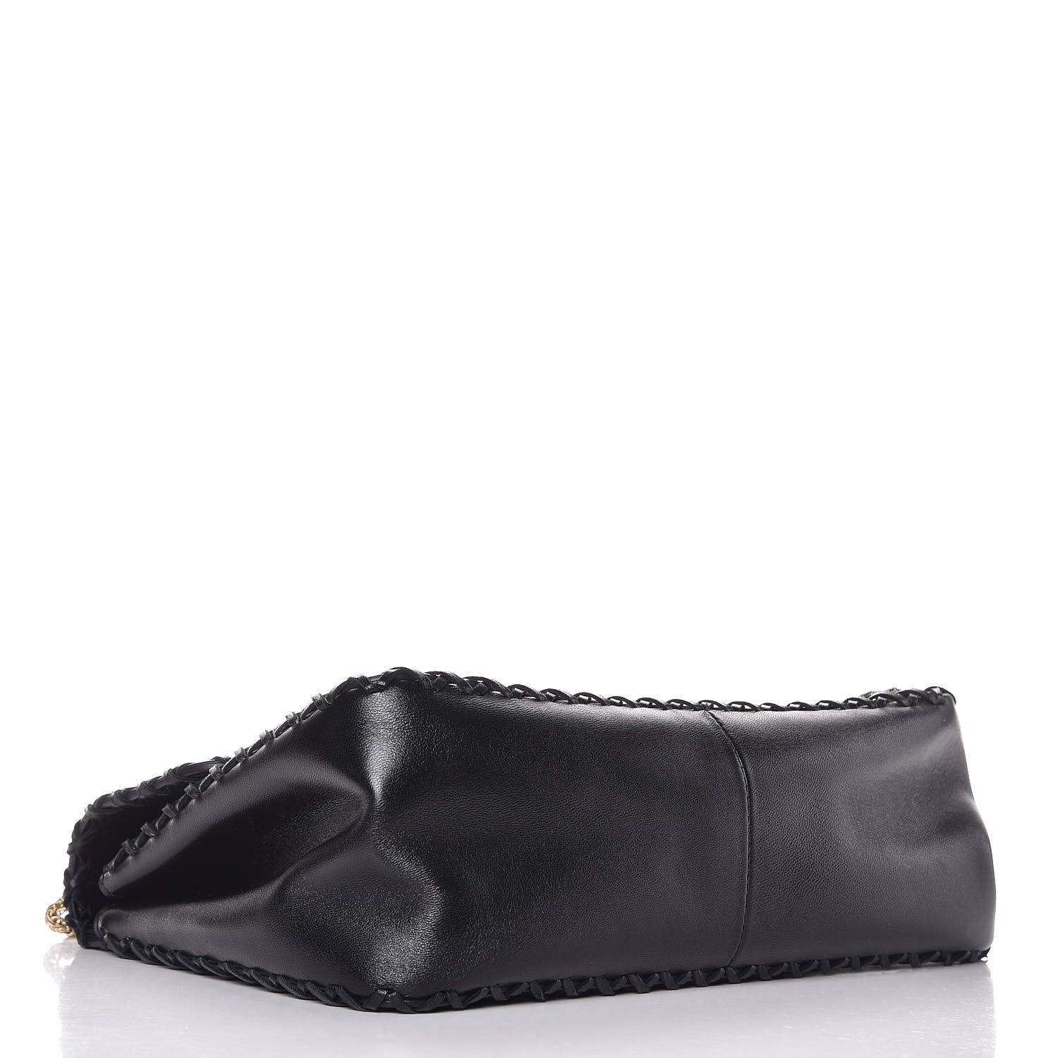 Chloe Calfskin Crystal Embellished Medium Elsie Shoulder Bag Black 5 of 9