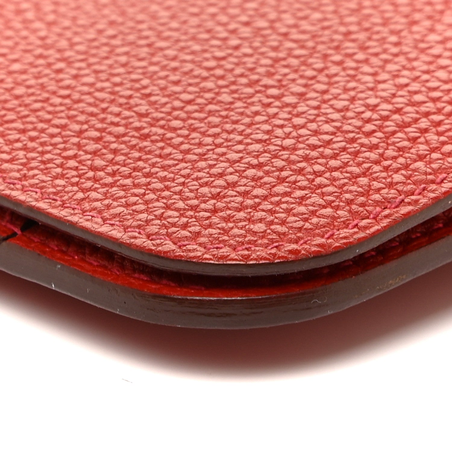 Hermes Togo Dogon Duo Wallet Rouge Casaque 10 of 14