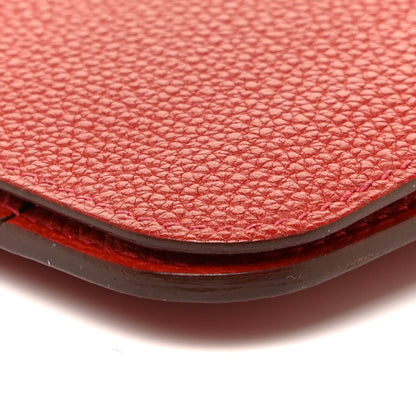 Hermes Togo Dogon Duo Wallet Rouge Casaque 10 of 14