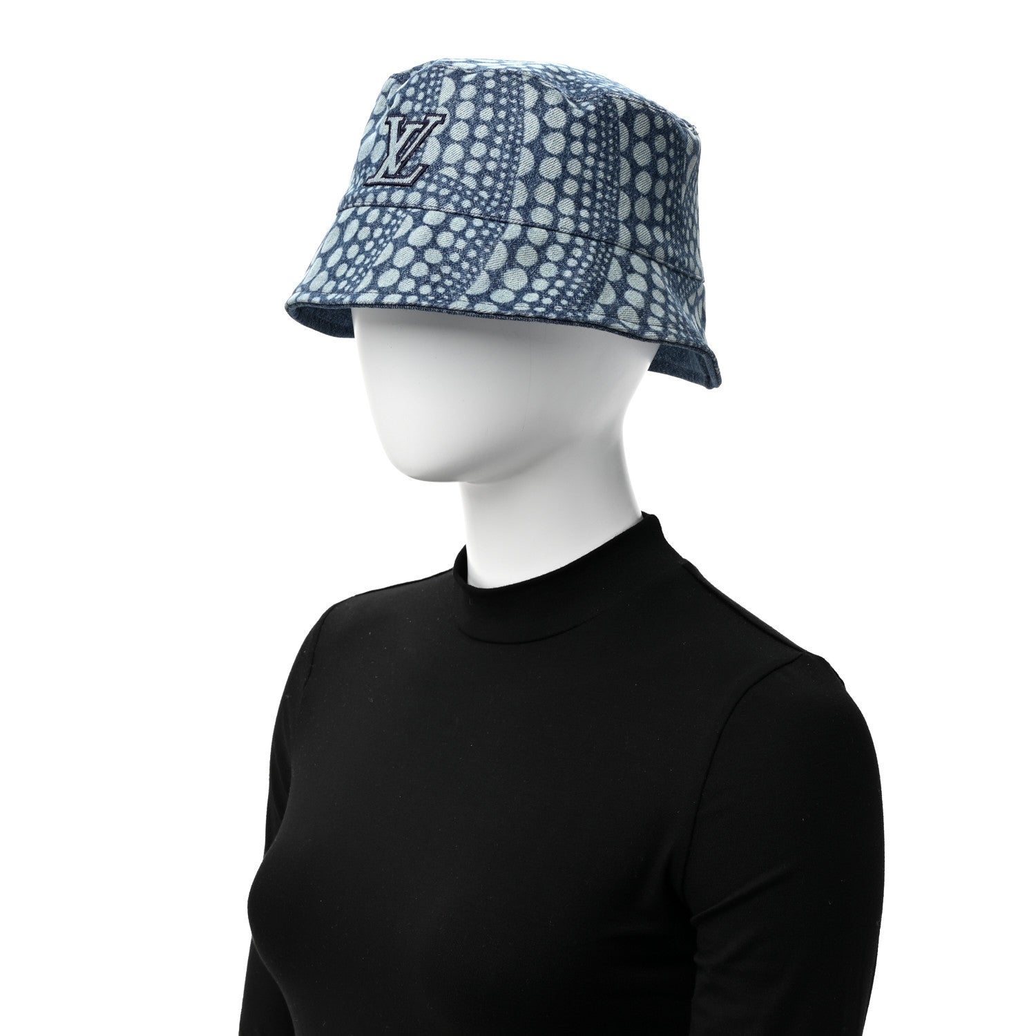 Louis Vuitton LV x YK Monogram Dots Bucket Hat 2 of 9