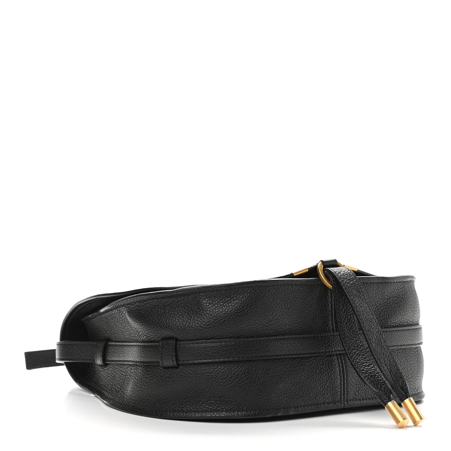 Chloe Calfskin Medium Marcie Round Crossbody Bag Black 4 of 15