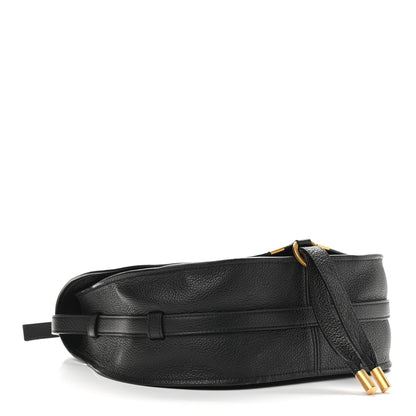 Chloe Calfskin Medium Marcie Round Crossbody Bag Black 4 of 15