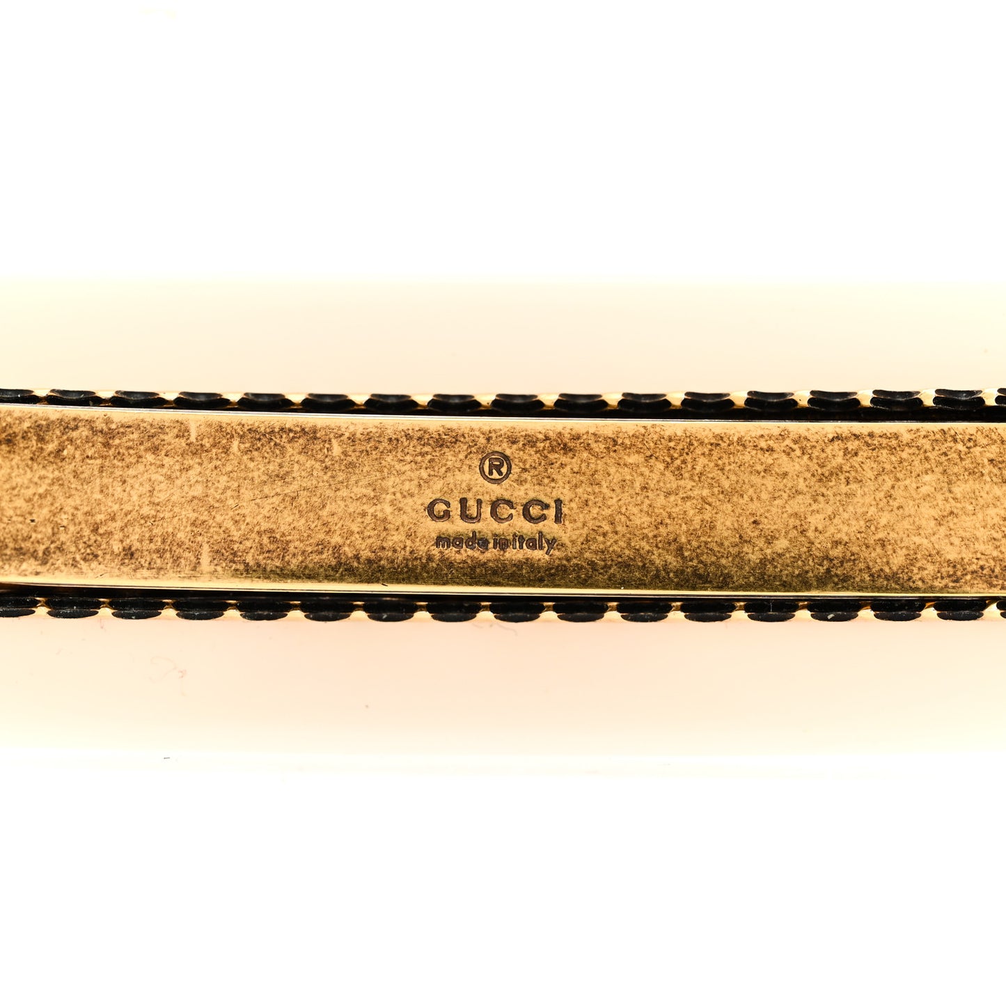 Resin Crystal Single Hair Barrette White